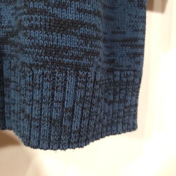Style and Co Sweater Size Large Blue Teal Cable Knit Used  - Picture 6 of 10